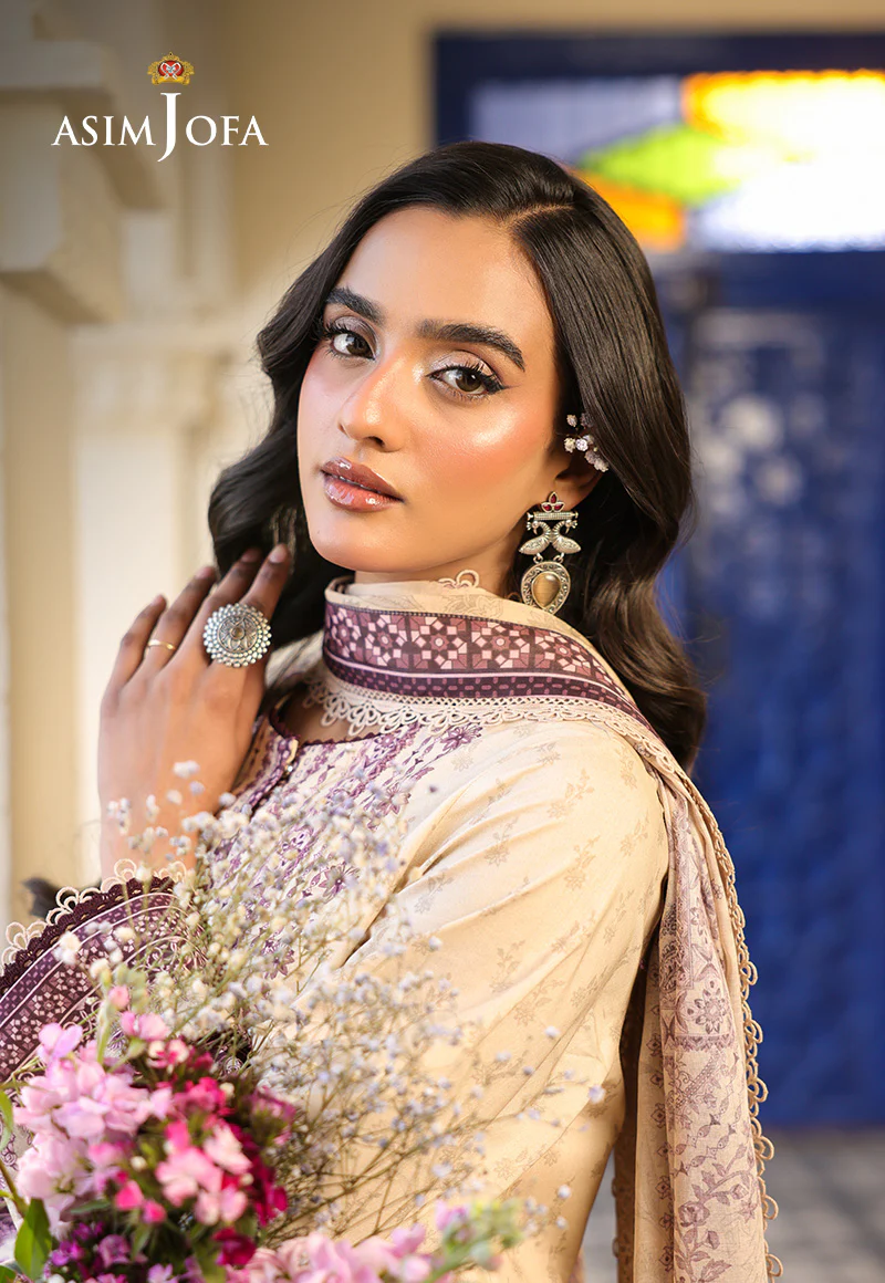 AJUBF-85 DIGITAL PRINTED LAWN 3 PCS - Image 5