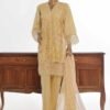 LF-EMB-019B- 3 Piece Embroidered Stitched Suit
