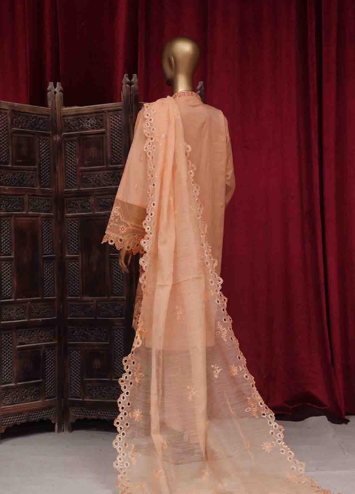 LF-ED-025- 3 Piece Luxury Embroidered Stitched Suit - Image 6