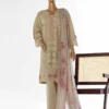 LF-EMB-027B- 3 Piece Embroidered Stitched Suit
