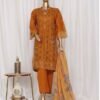 LF-047A- 3 Piece Luxury Embroidered Stitched Suit