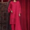 LF-ED-048A- 3 Piece Luxury Embroidered Stitched Suit