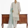 LF-053B- 3 Piece Embroidered Stitched Suit
