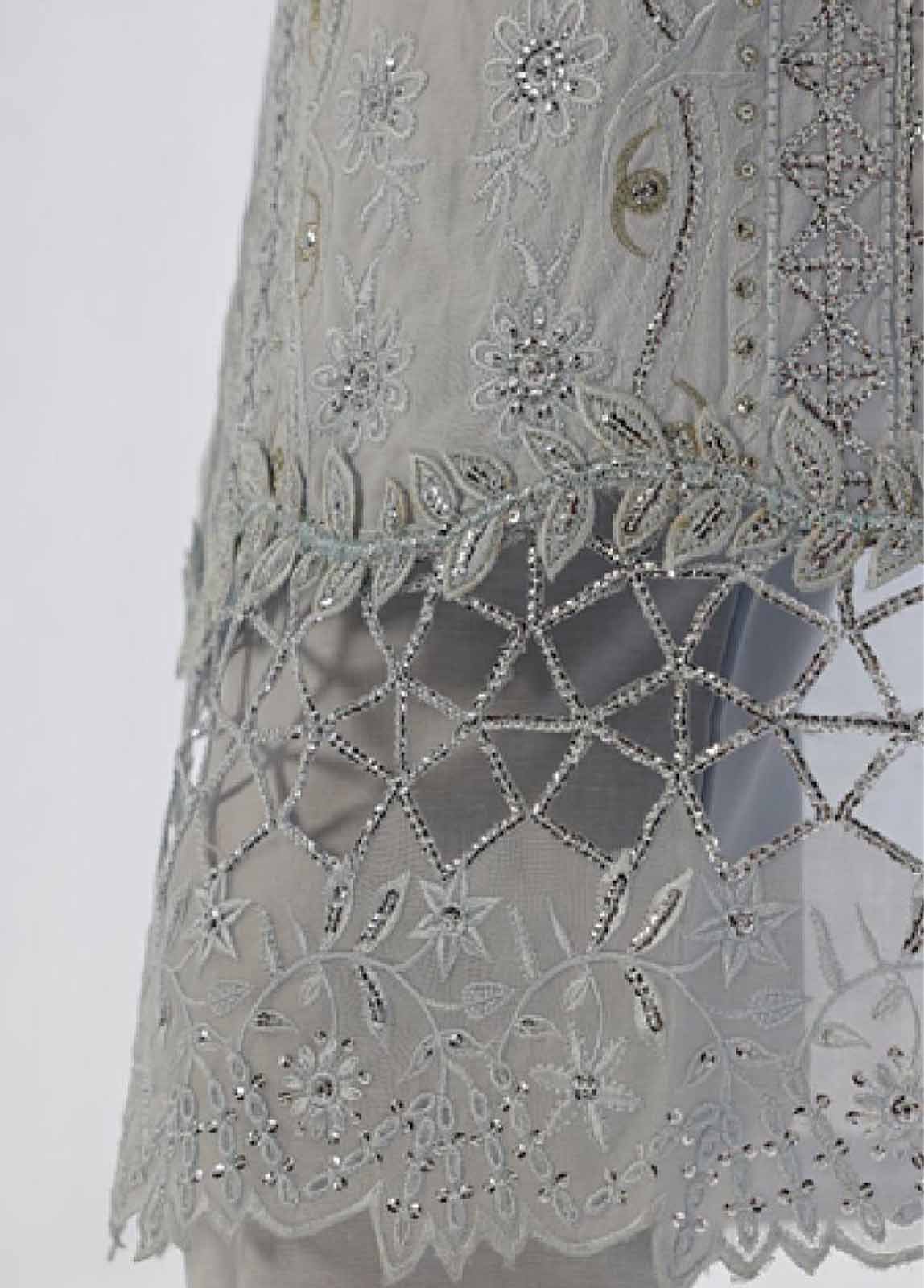LF-EMB-065A- 3 Piece Embroidered Stitched Suit - Image 5