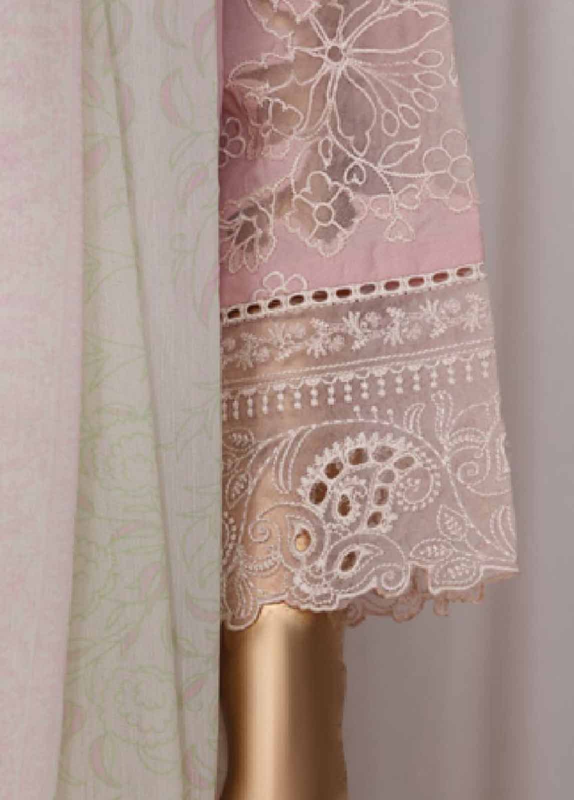 LF-134C- 3 Piece Luxury Embroidered Stitched Suit - Image 4