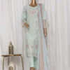 LF-137E- 3 Piece Luxury Embroidered Stitched Suit