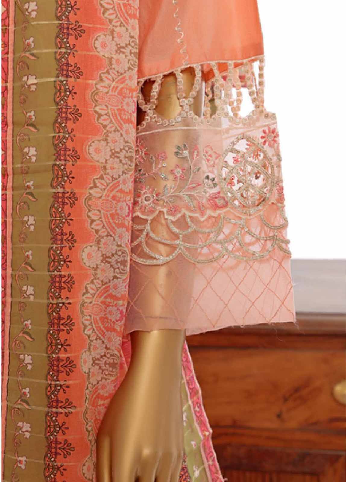 LF-148B- 3 Piece Luxury Embroidered Stitched Suit - Image 2