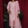 LF-D-43B- 3 Piece Luxury Embroidered Stitched Suit