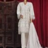 LF-ED-64B- 3 Piece Luxury Embroidered Stitched Suit