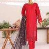 LF-CE-043 B- 3 Piece Embroidered Stitched Suit