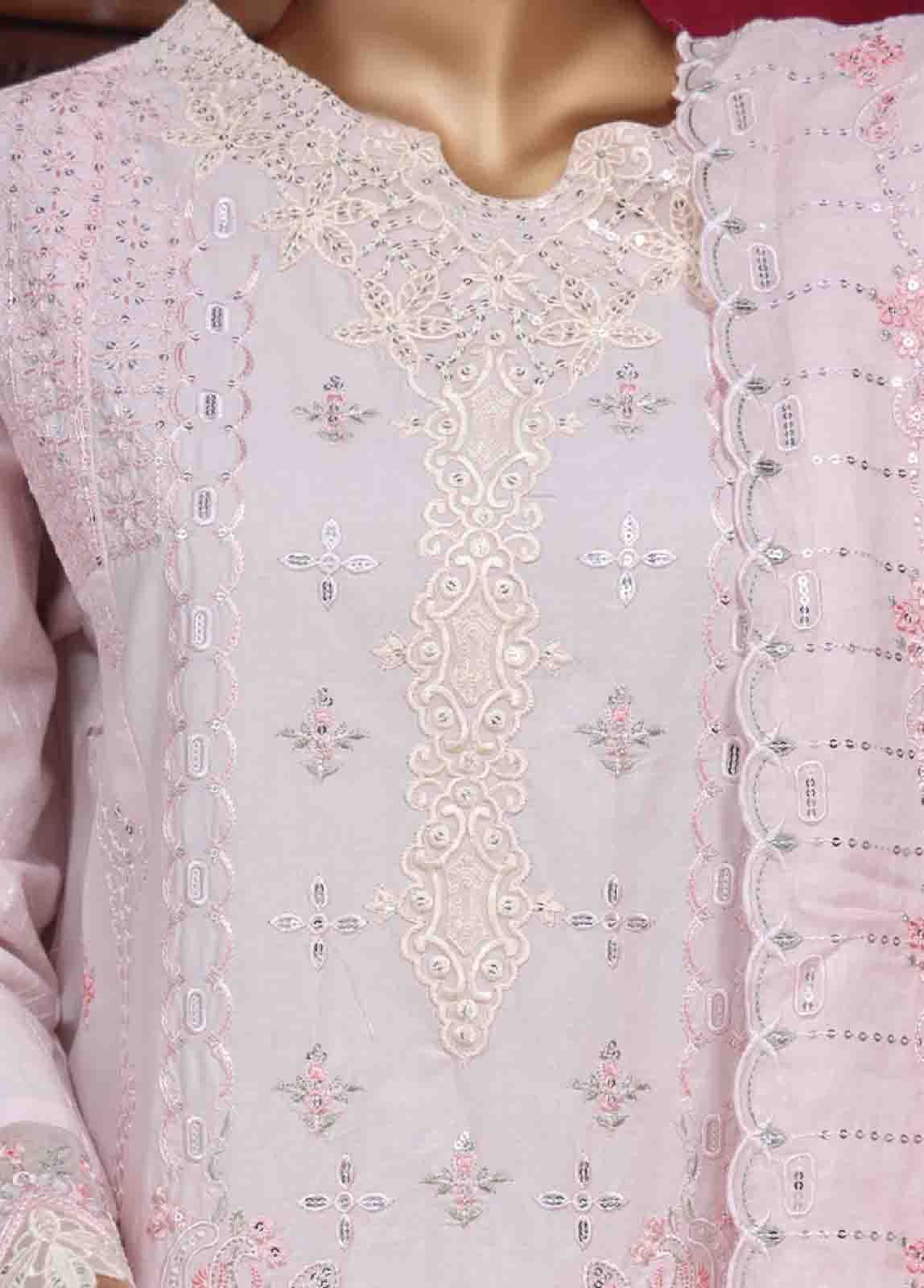 PC-28621- 3 Piece Luxury Embroidered Stitched Suit - Image 5