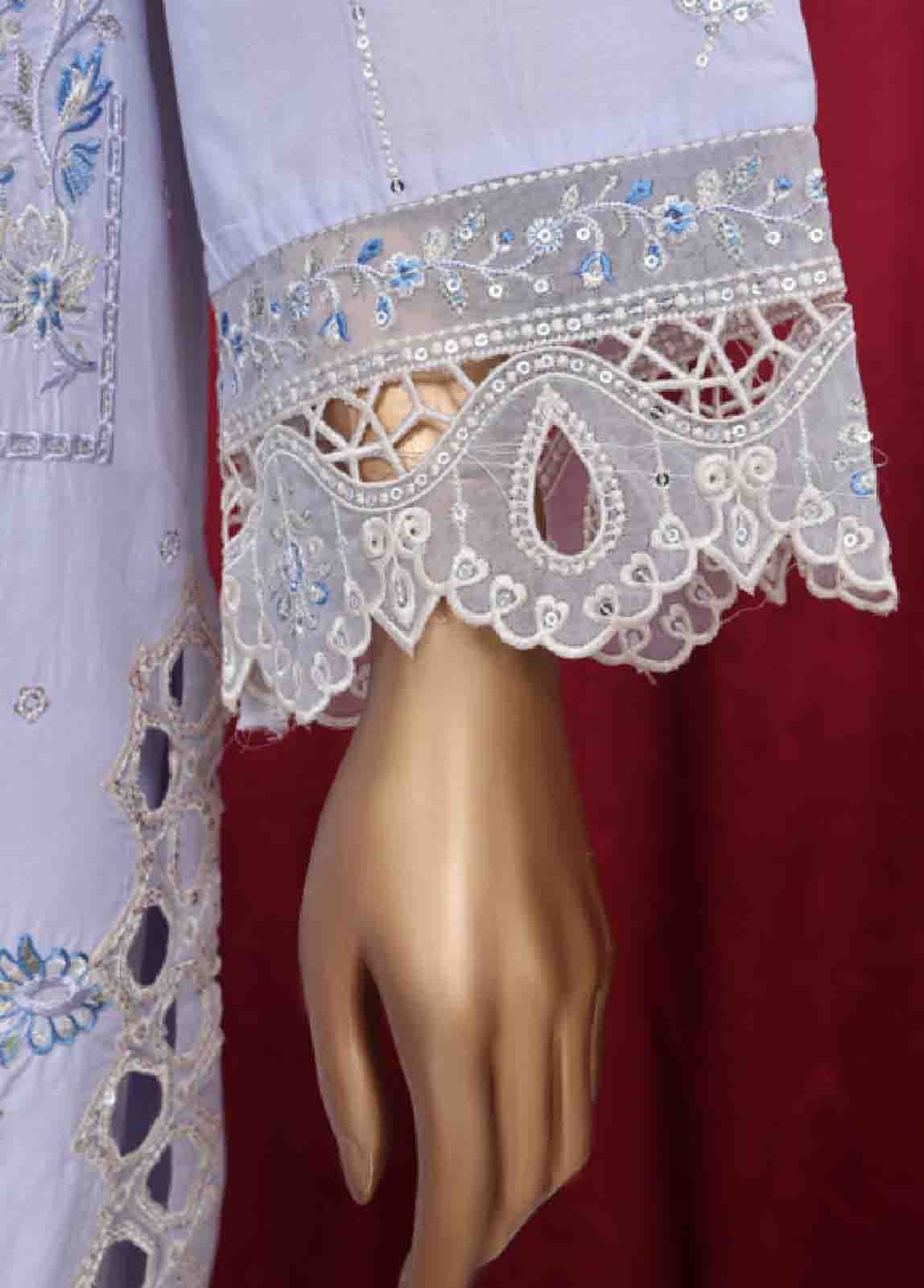 PC-28628- 3 Piece Luxury Embroidered Stitched Suit - Image 4