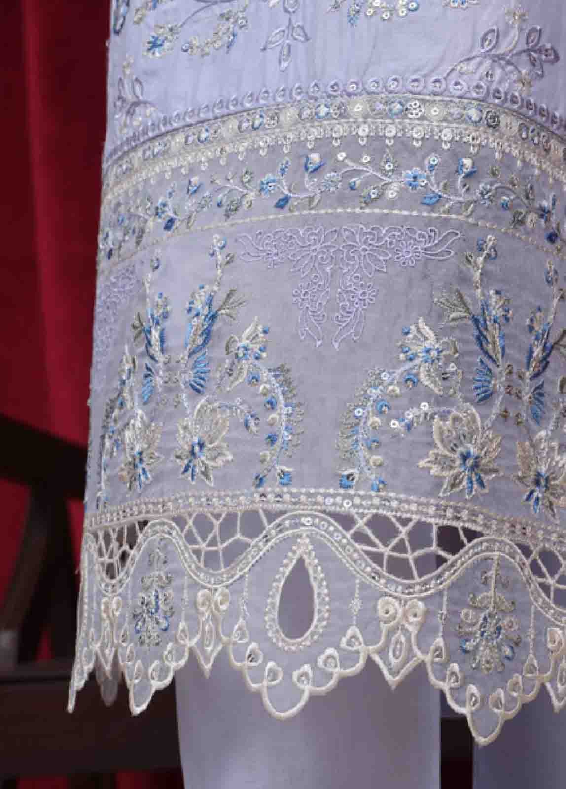 PC-28628- 3 Piece Luxury Embroidered Stitched Suit - Image 5