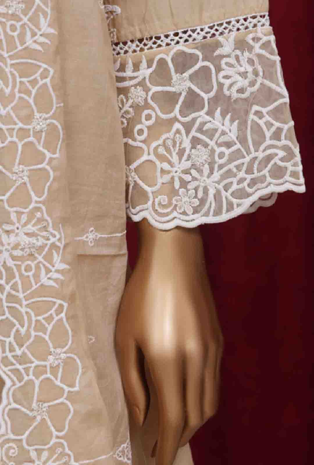 PC-D-28629- 3 Piece Luxury Embroidered Stitched Suit - Image 3