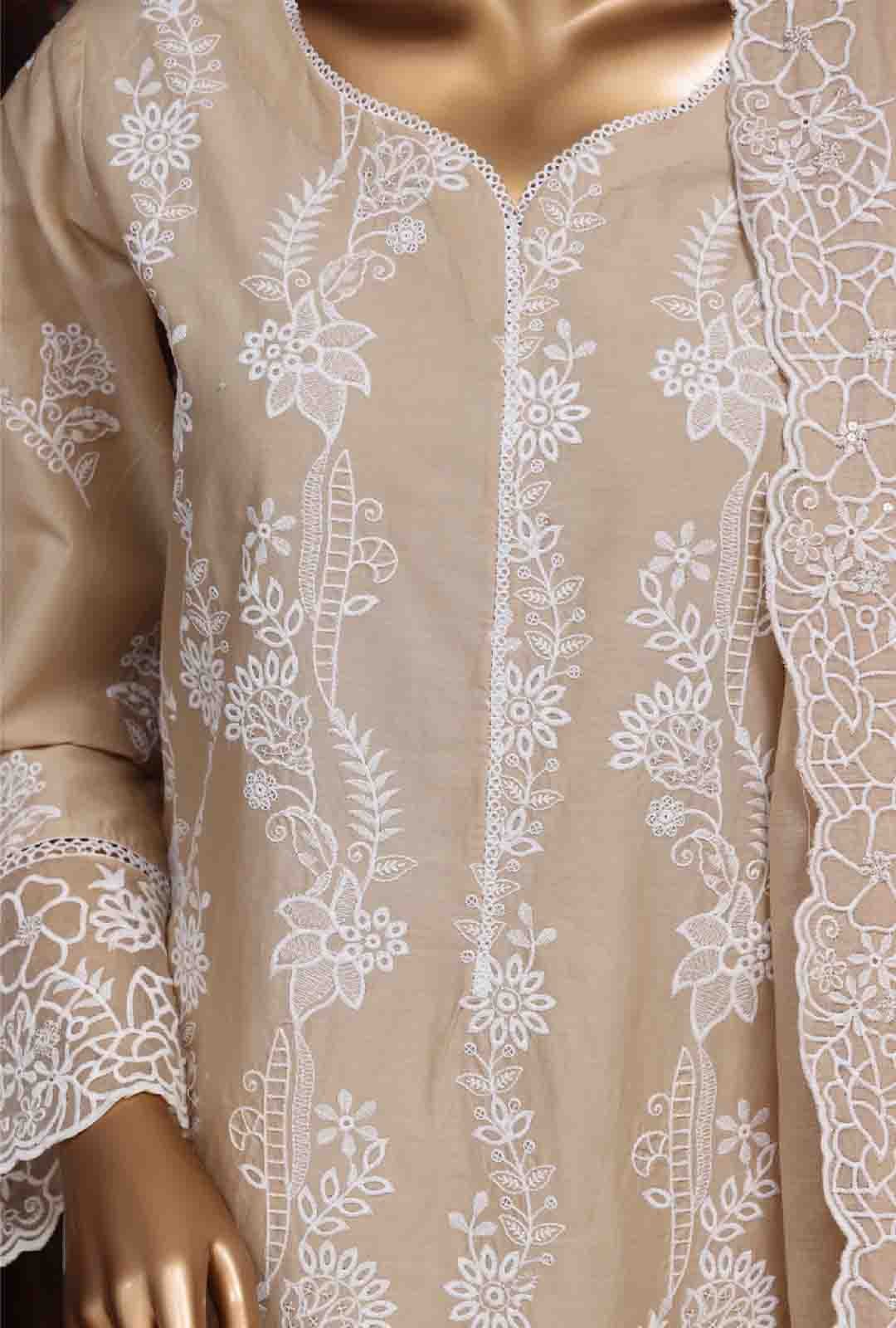PC-D-28629- 3 Piece Luxury Embroidered Stitched Suit - Image 5