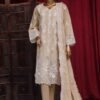 PC-D-28629- 3 Piece Luxury Embroidered Stitched Suit