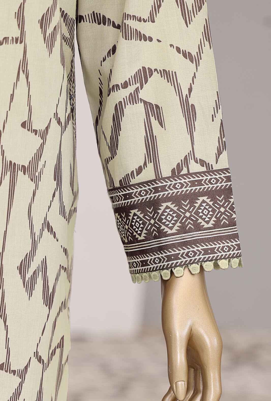 Daily Wear by HZ Textiles Digital Printed Lawn Suit Unstitched 3 Piece PDW-104-A - Summer Collection - Image 3