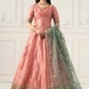 Embroidered Raw Silk Suit | SF-EF25-11