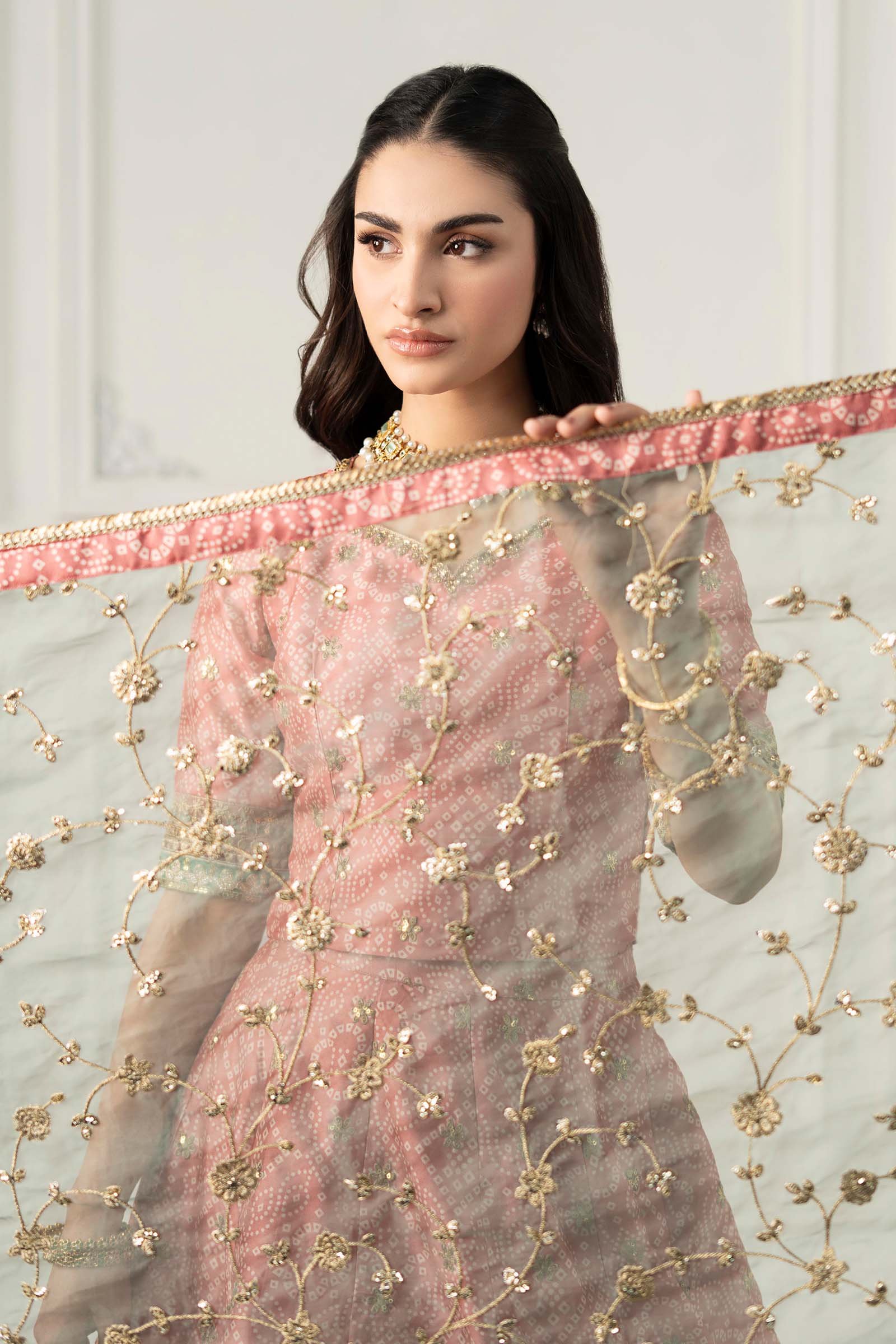 Embroidered Raw Silk Suit | SF-EF25-11 - Image 4