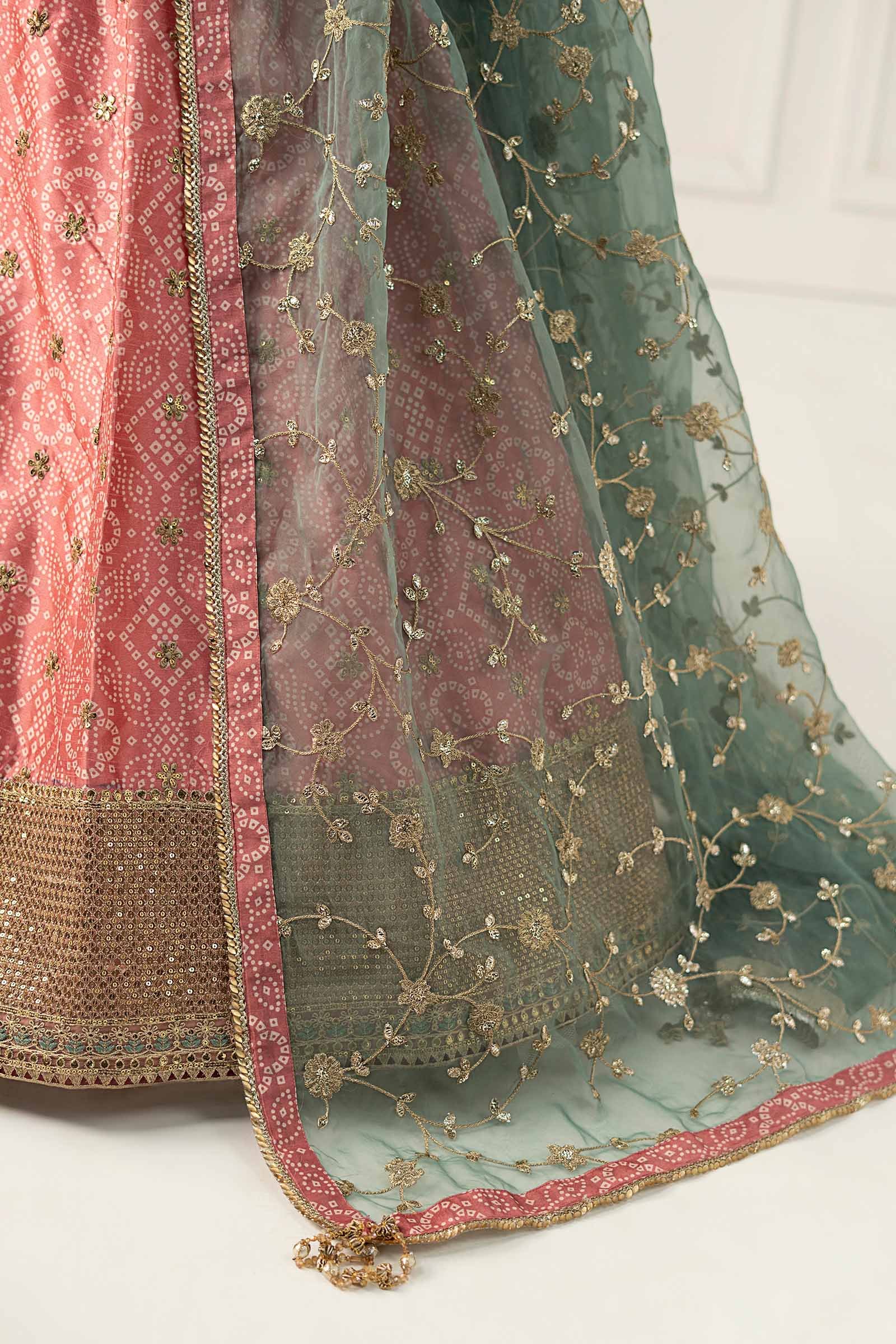 Embroidered Raw Silk Suit | SF-EF25-11 - Image 6