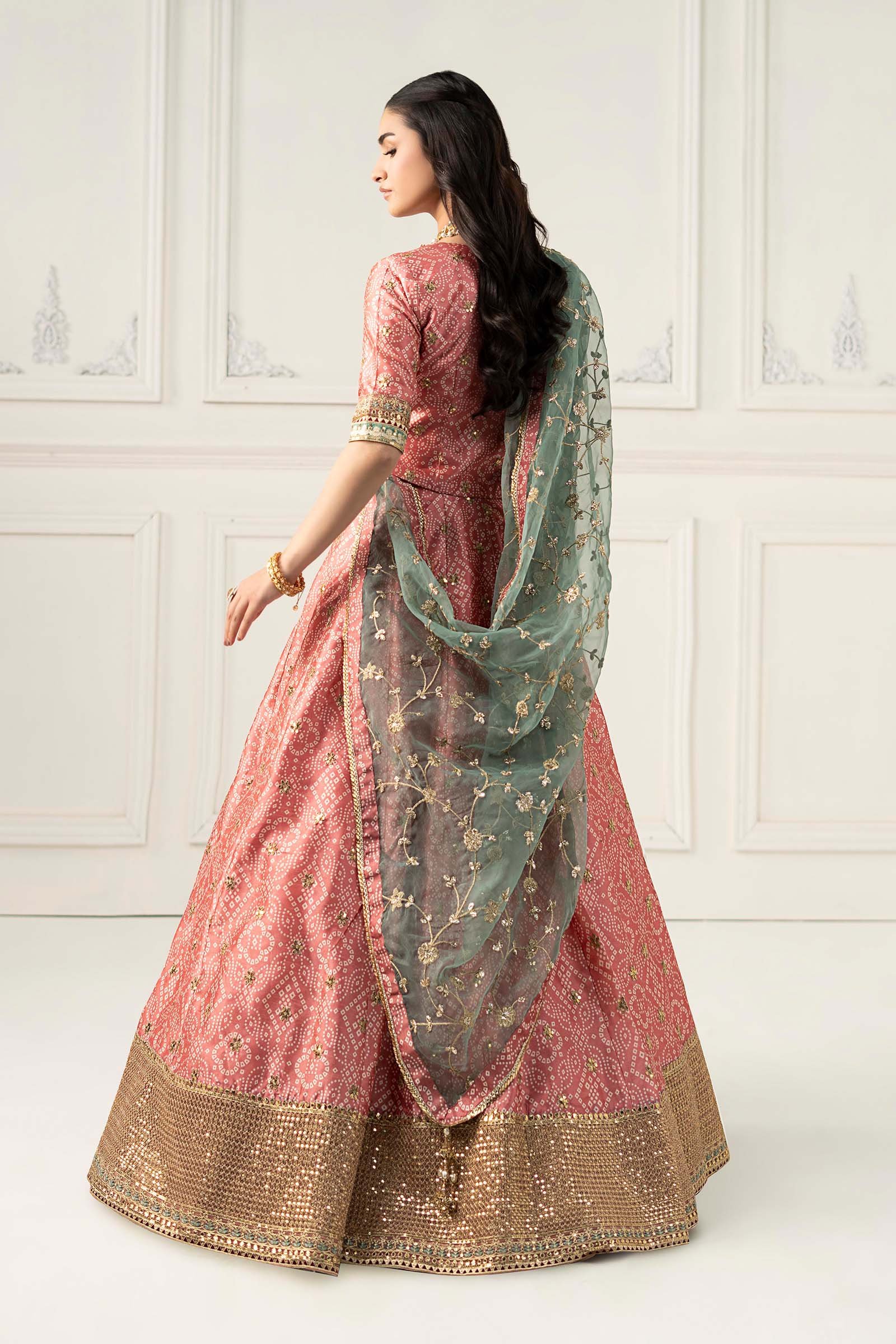 Embroidered Raw Silk Suit | SF-EF25-11 - Image 8
