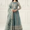 3 Piece Embroidered Zari Net Suit | SF-EF25-30