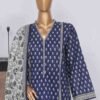 SM-048- 3 Piece Printed Stitched Suit