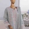 SM-EKS-011 O-A- 3 Piece Printed Embroidered Stitched Suit