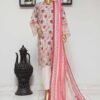 SME-0744 -3 Piece Embroidered Stitched Suit