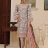SME-617 -3 Piece Embroidered Stitched Suit