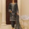 SME-642 -3 Piece Embroidered Stitched Suit