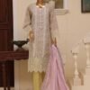 SME-740 -3 Piece Embroidered Stitched Suit