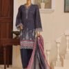 SME-752 -3 Piece Embroidered Stitched Suit