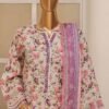SME-779 -3 Piece Embroidered Stitched Suit