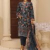 SME-786 -3 Piece Embroidered Stitched Suit
