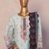 SMED-002 -3 Piece Embroidered Stitched Suit