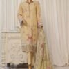 SMED-021- 3 Piece Printed Embroidered Stitched Suit