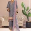 SMPC-017 O- 3 Piece Luxury Embroidered Stitched Suit