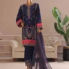 SMPC-020 A- 3 Piece Luxury Embroidered Stitched Suit