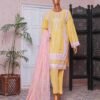 SMPC-EMB-024 A- 3 Piece Luxury Embroidered Stitched Suit