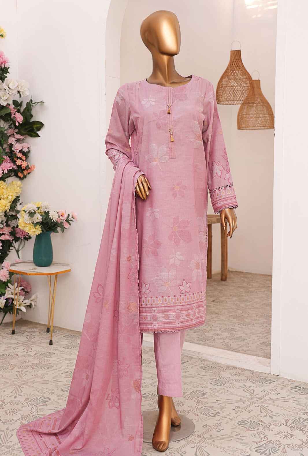 Valencia by HZ Textiles Embroidered Jacquard Suit Unstitched 3 Piece VJ-06 Vol-02 - Summer Collection