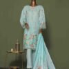 WCE-032 A- 3 Piece Embroidered Stitched Suit