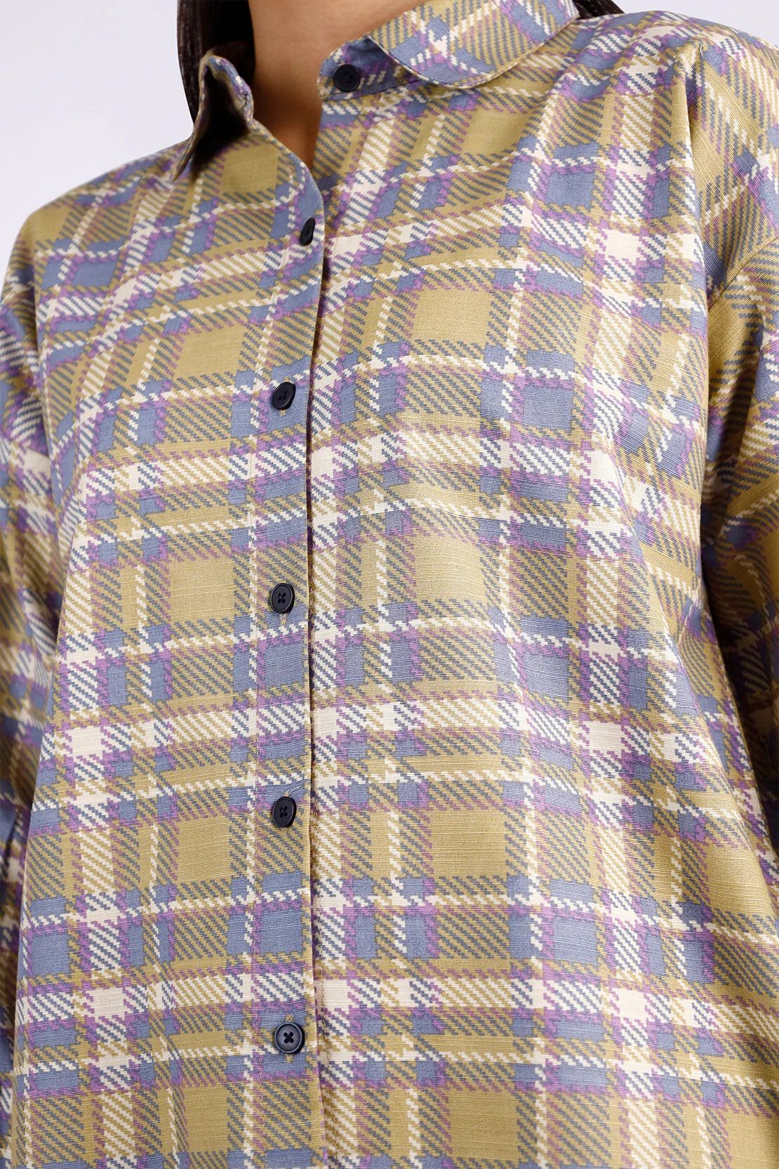 Printed Khaddar Stitched 2 Piece (Shirt/Trouser) - Image 4