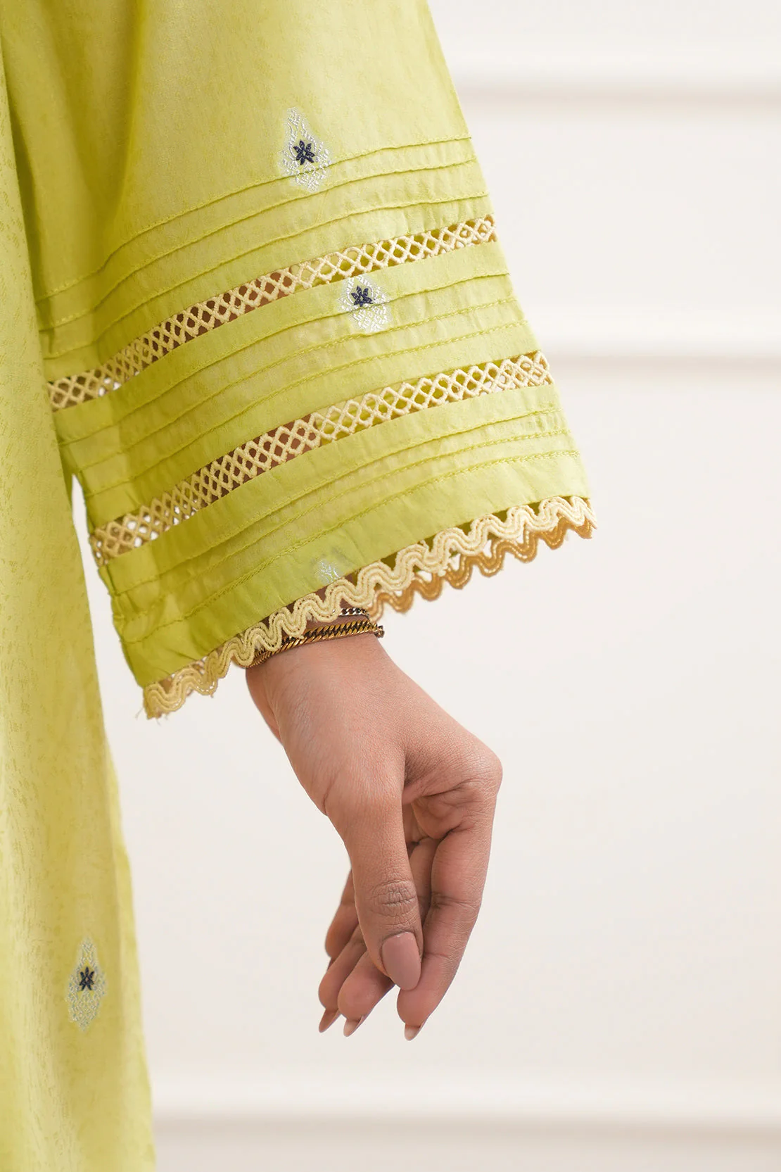 Cotton Jacquard Stitched 2 Piece (Shirt/Trouser) - Image 5