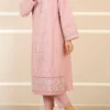 Solid+Emb Khaddar Stitched 2 Piece (Shirt/Trouser)