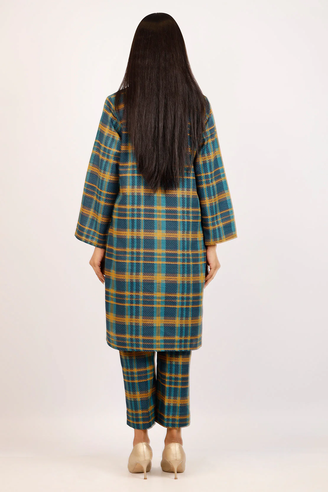 Printed Khaddar Stitched 2 Piece (Shirt/Trouser) - Image 2
