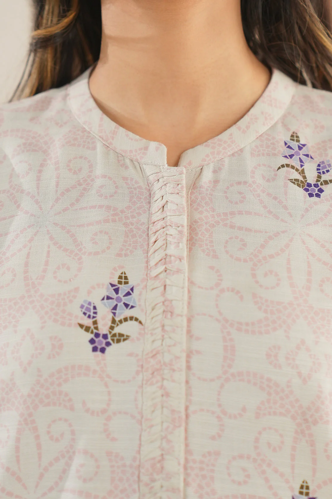 Printed Khaddar Stitched 2 Piece (Shirt/Trouser) - Image 6