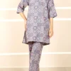 Printed Khaddar Stitched 2 Piece (Shirt/Trouser)