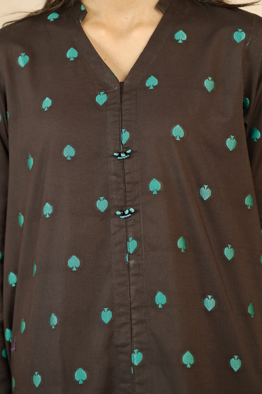 Cotton Jacquard Stitched 2 Piece (Shirt/Trouser) - Image 4