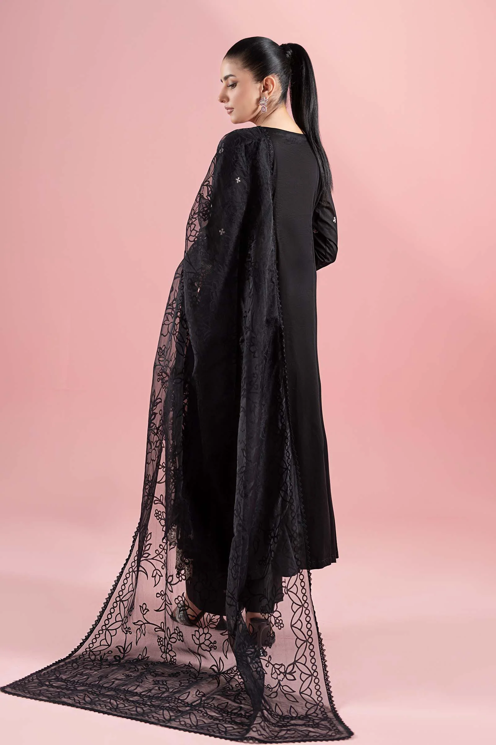 3 Piece Embroidered Lawn Suit | DW-EA25-08 - Image 7